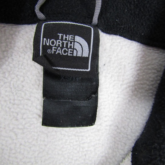 North Face Jacket Womens Small White Fleece Full Zip Outdoors Hiking Winter Warm - Picture 2 of 7